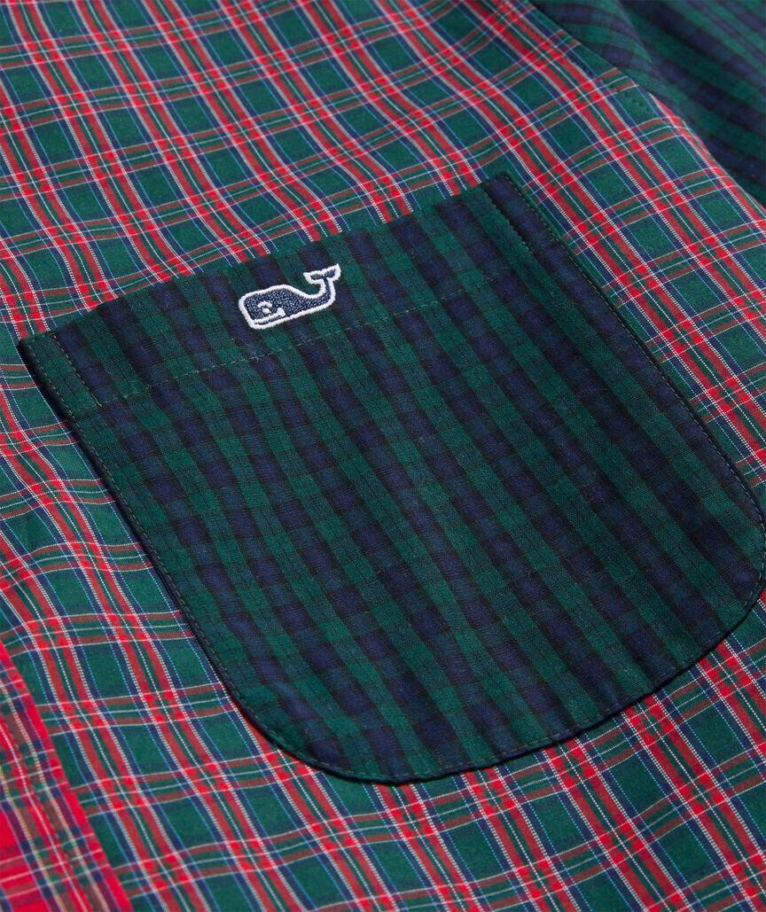 Stretch Poplin Tartan Shirt Product Image