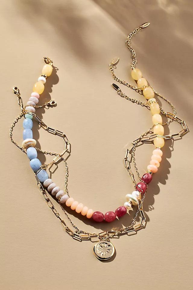 Shades of Sea Triple-Layer Necklace Product Image