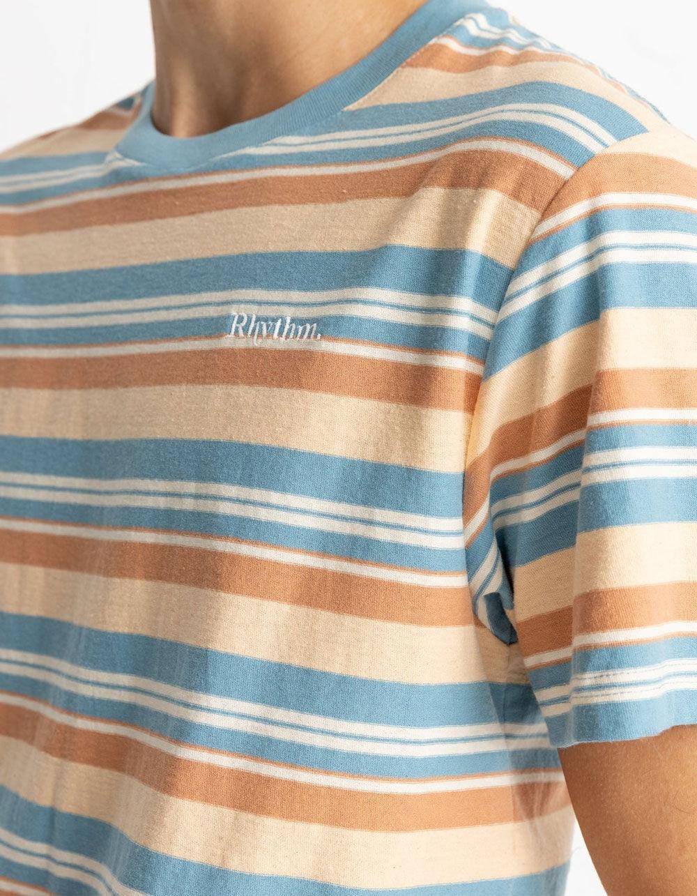 RHYTHM Everyday Mens Stripe Tee Product Image