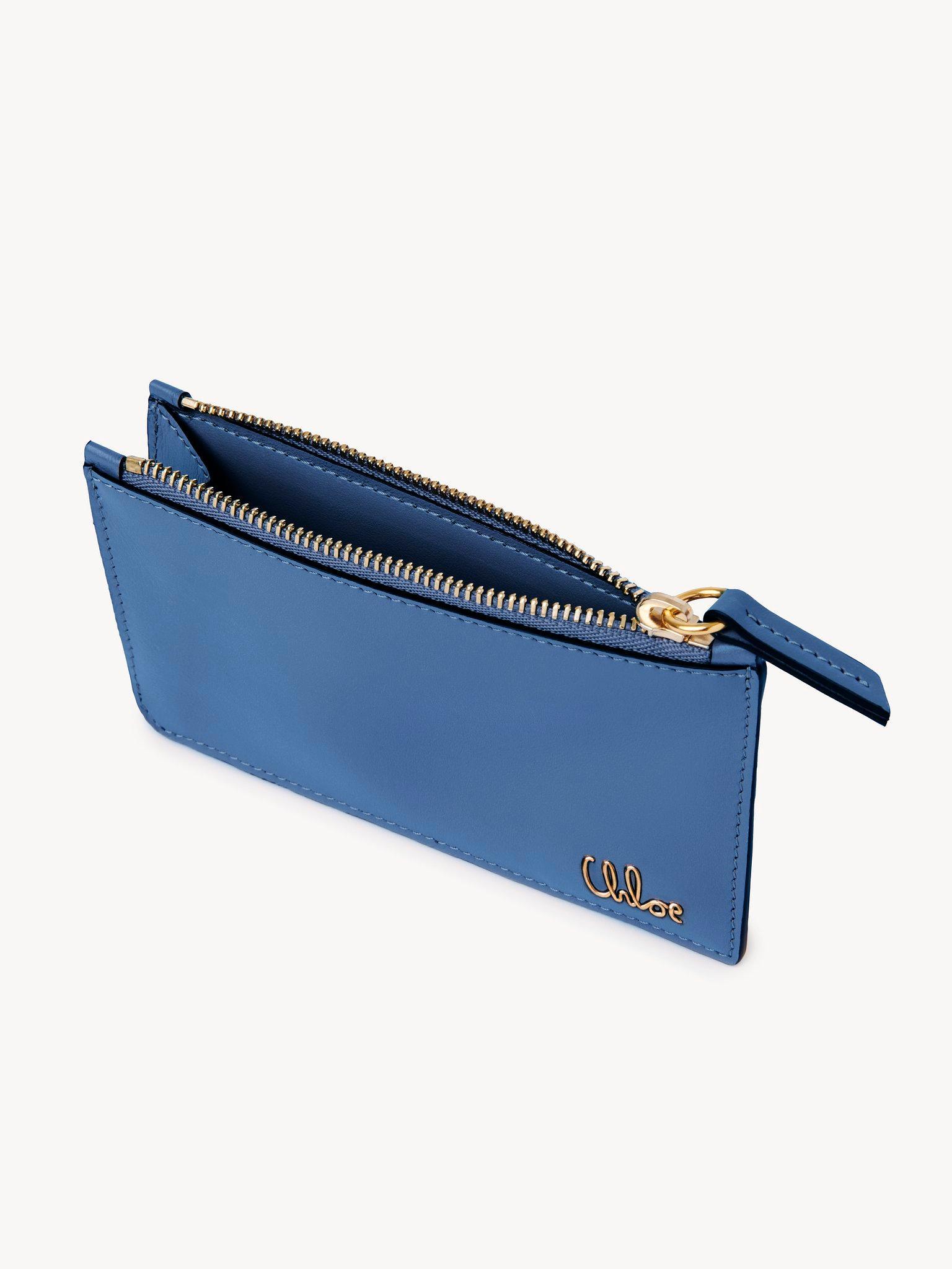 Small Chloé Iconic purse with card slots in shiny leather Product Image