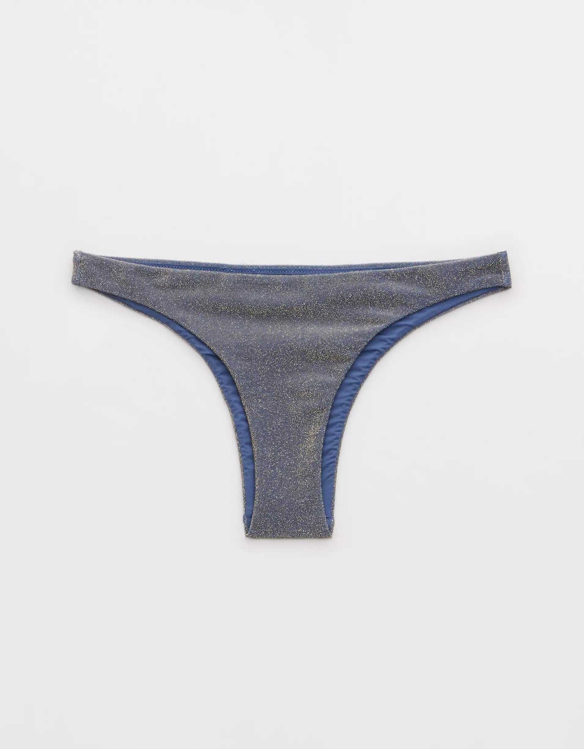 Aerie Sparkle Cheekiest Bikini Bottom Product Image