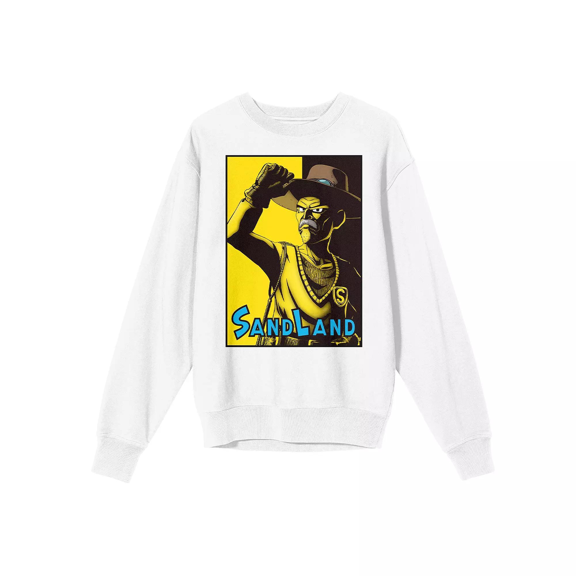 Men's SAND LAND Sheriff Rao Teaser Long Sleeve Graphic Tee, Size: Small, White Product Image