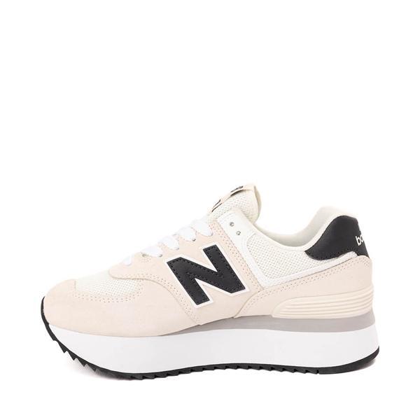 Womens New Balance 574+ Athletic Shoe - Linen / Sea Salt / Phantom Product Image