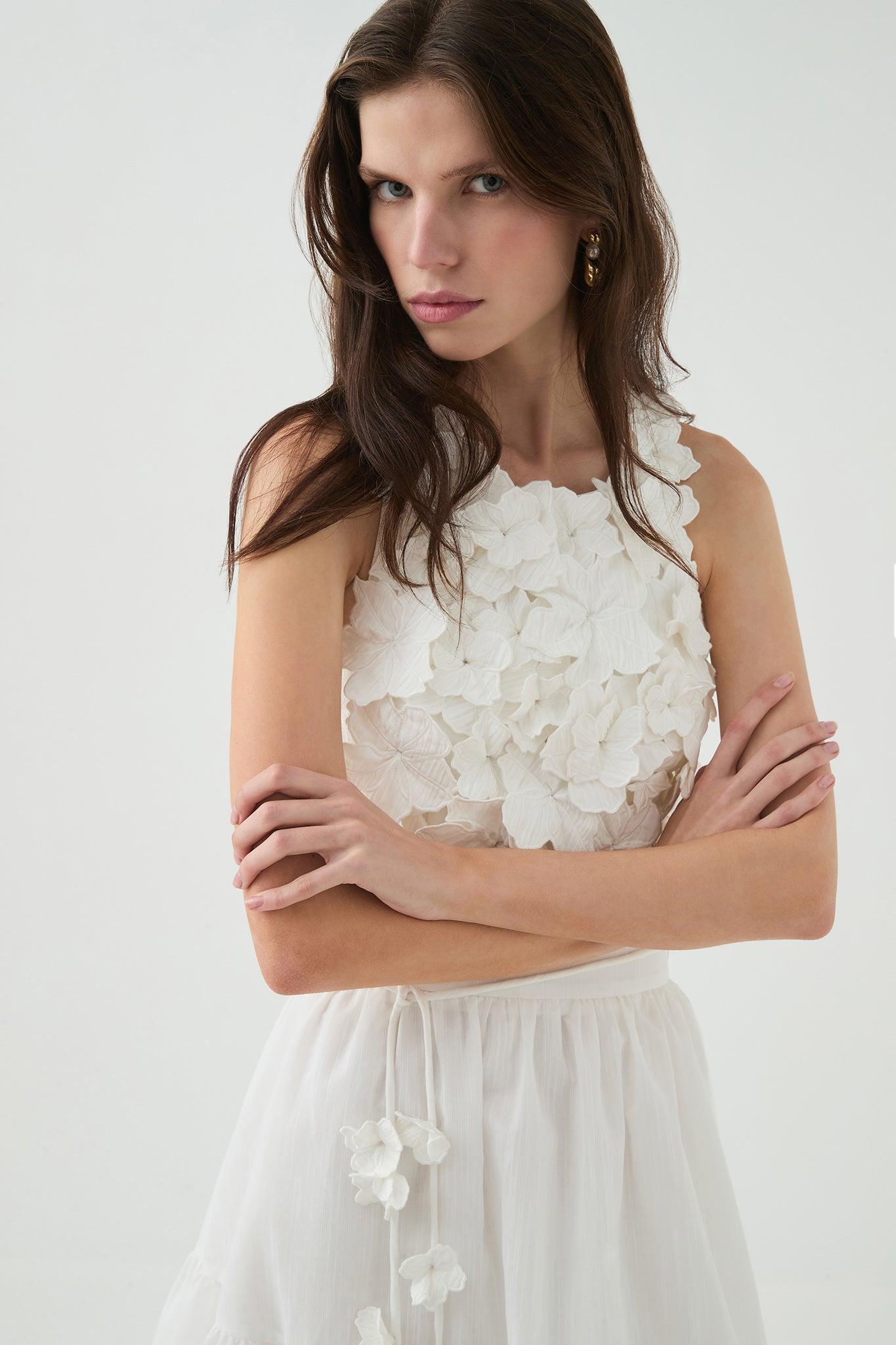 Splendour Flower Shell Top Product Image