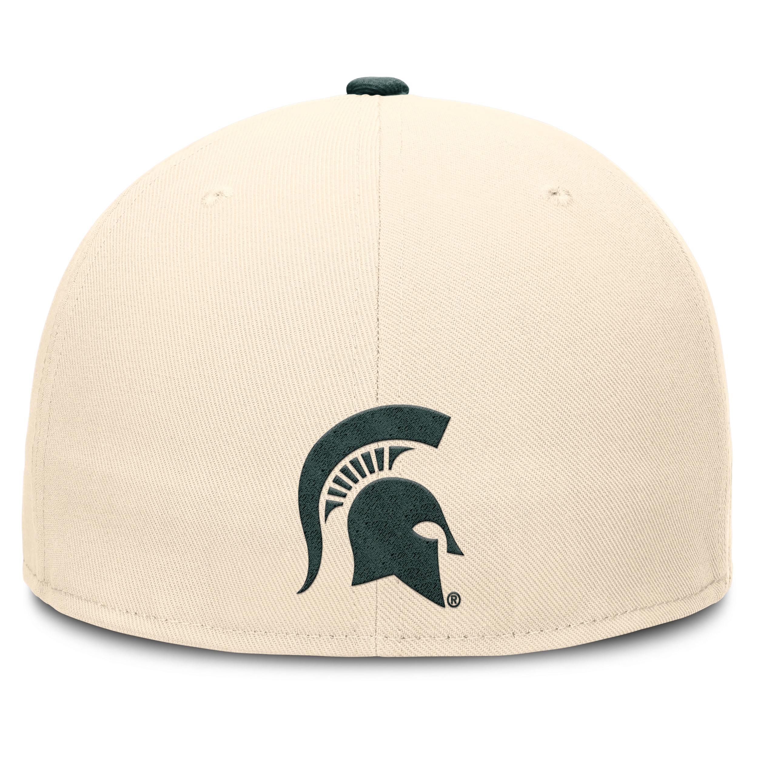 Michigan State Spartans Primetime True Nike Mens Dri-FIT College Fitted Hat | NC110C3DMST-4EN Product Image