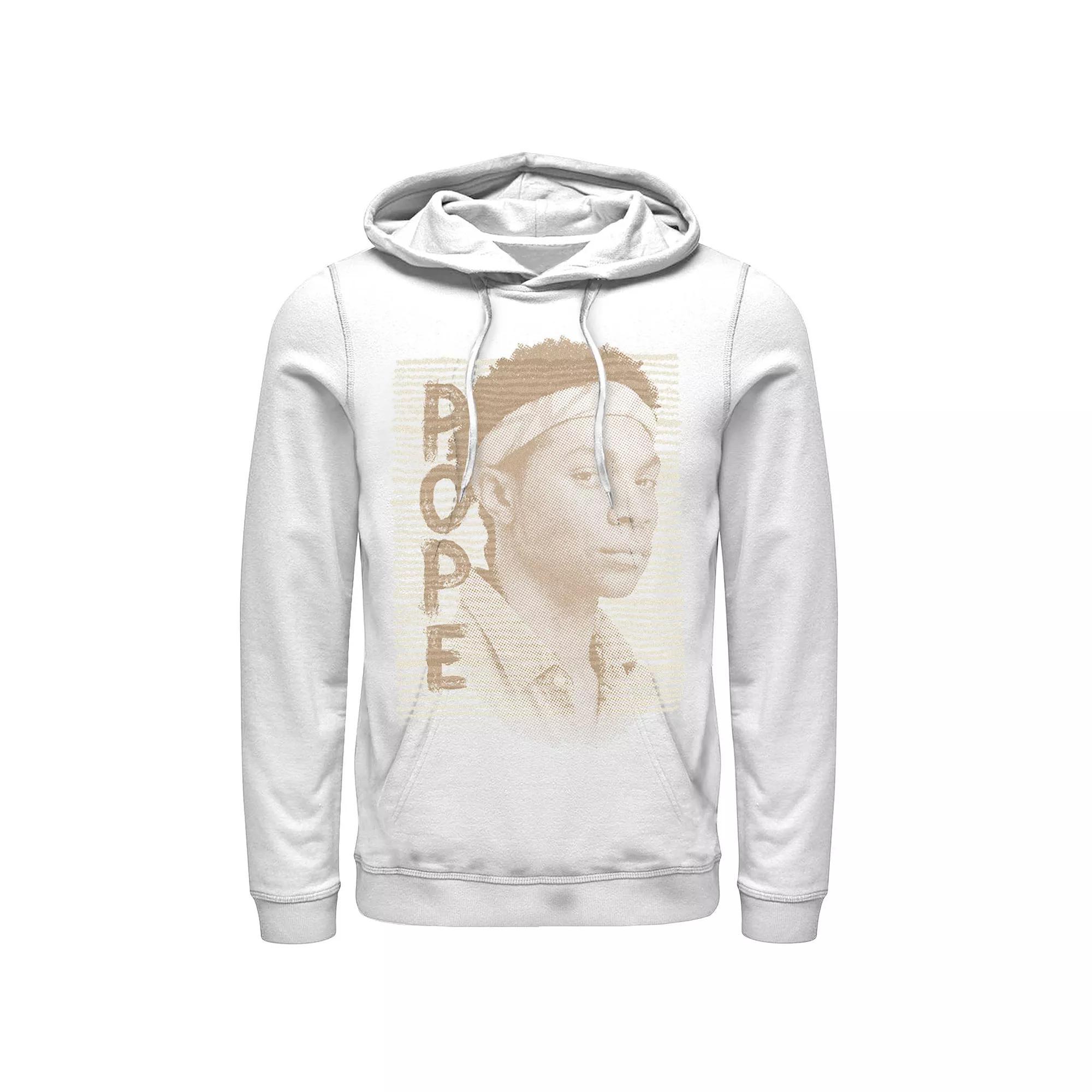 Men's Outer Banks Pope Poster Hoodie, Boy's, Size: XXL, White Product Image