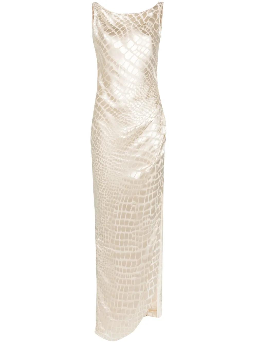 devoré-effect dress Product Image