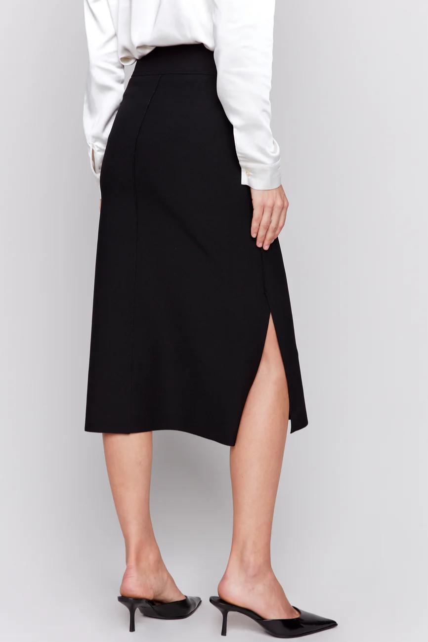 Gusty Crepe Skirt Front Patch Pocket Product Image