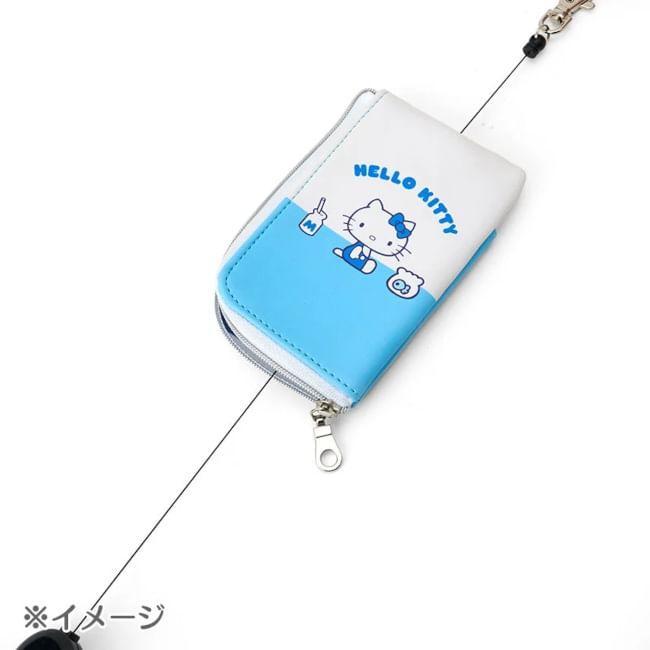 Sanrio Hello Kitty Water Blue Series Key & Pass Pouch (Milk) Product Image