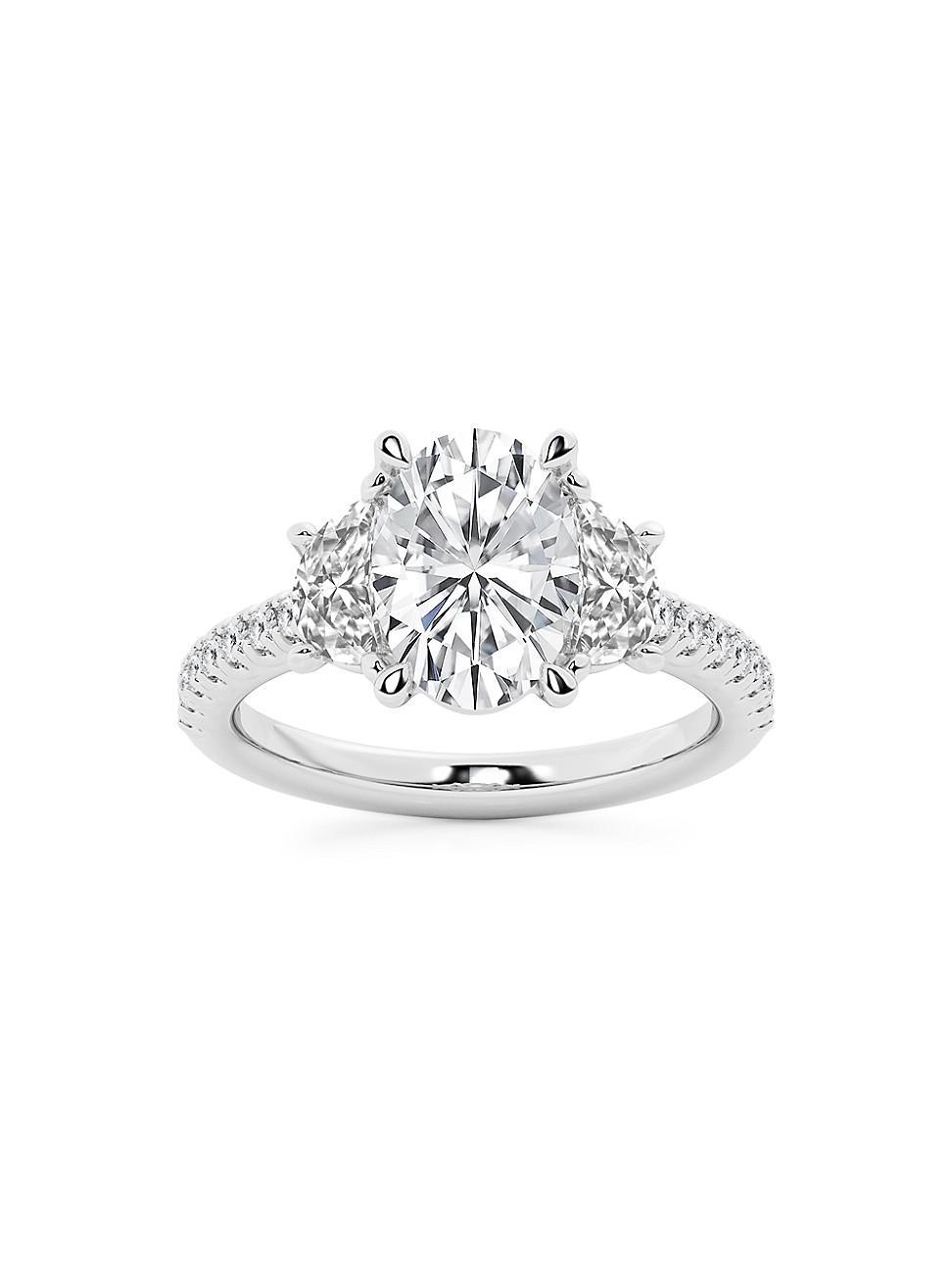 Womens Platinum & Oval Lab-Grown Diamond Ring/2.75-7.00 TCW Product Image