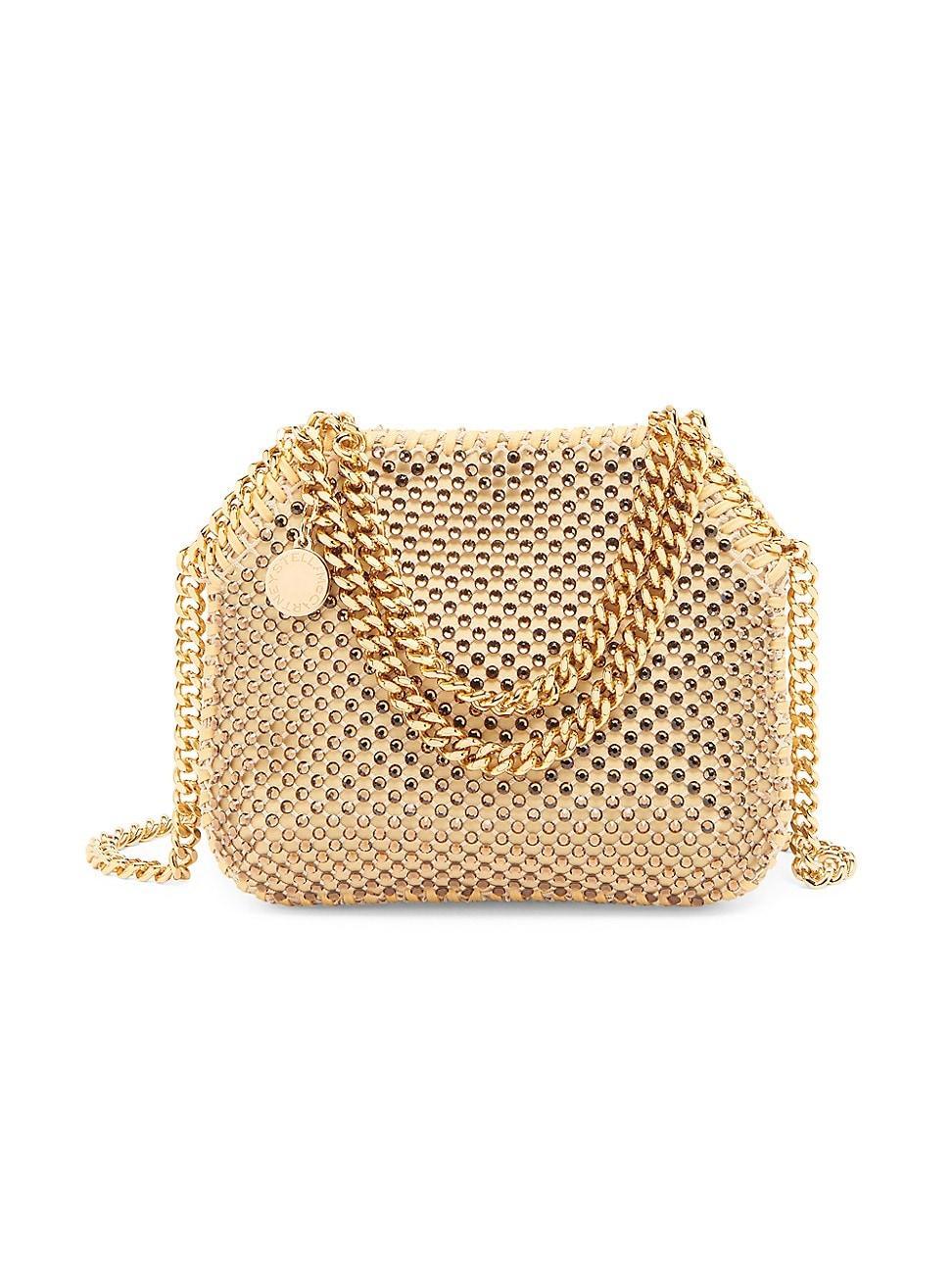 Womens Mini Falabella Crystal Mesh Shoulder Bag Product Image