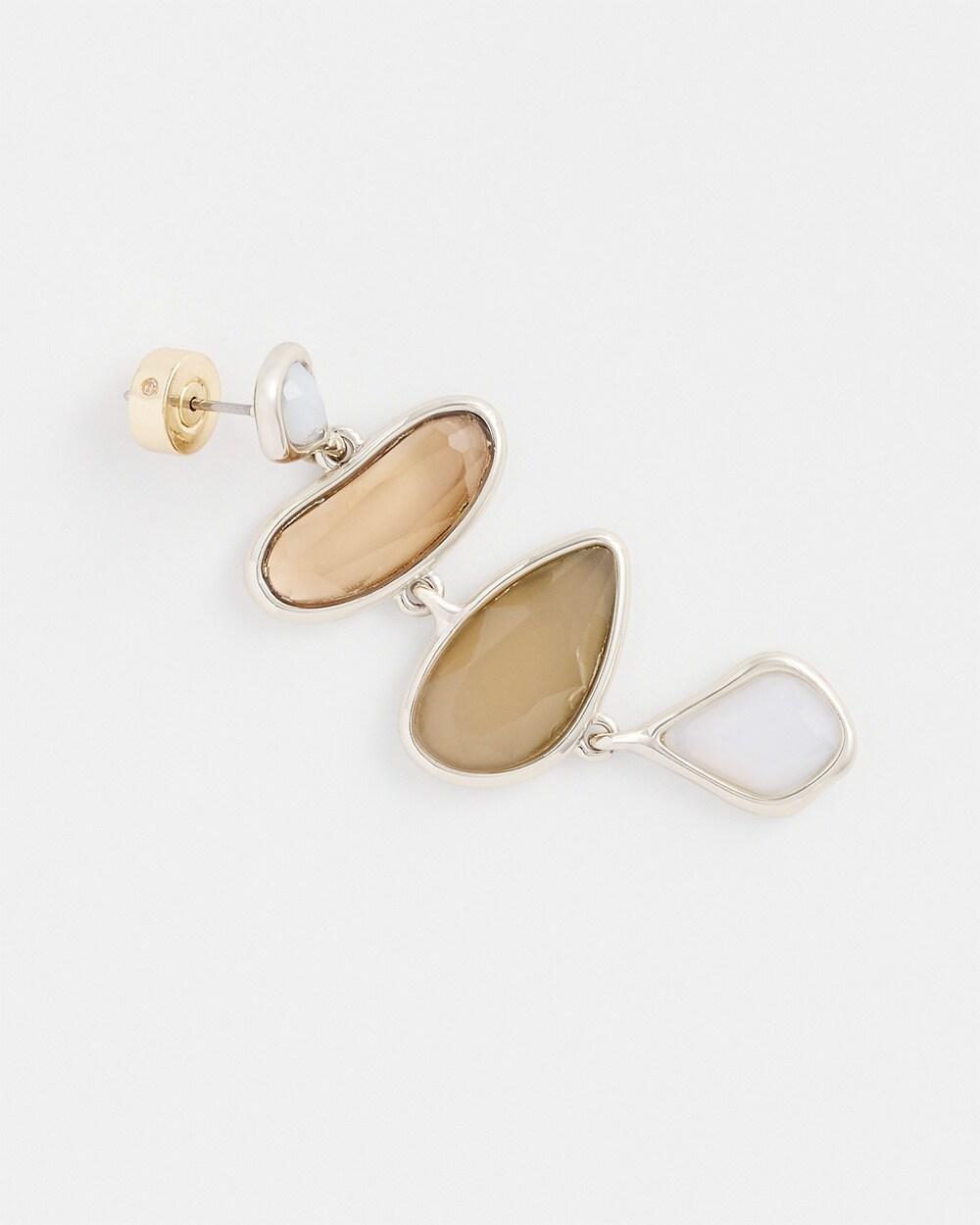 No Droop™ Stone Drop Earrings Product Image