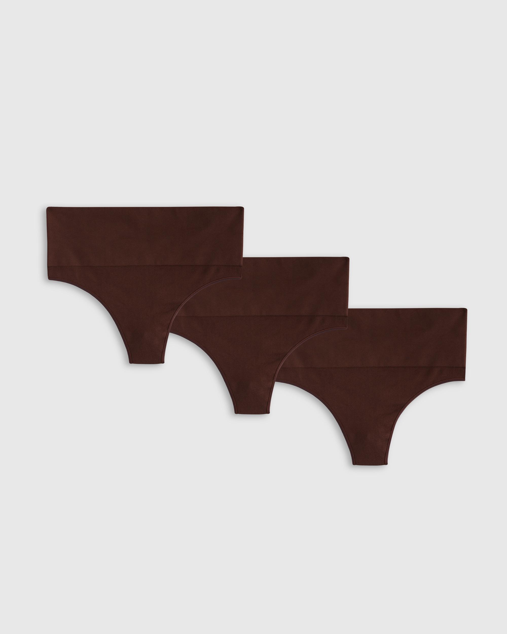 Quince | Women's Shaping High-Waisted Thong Nylon/Spandex Product Image