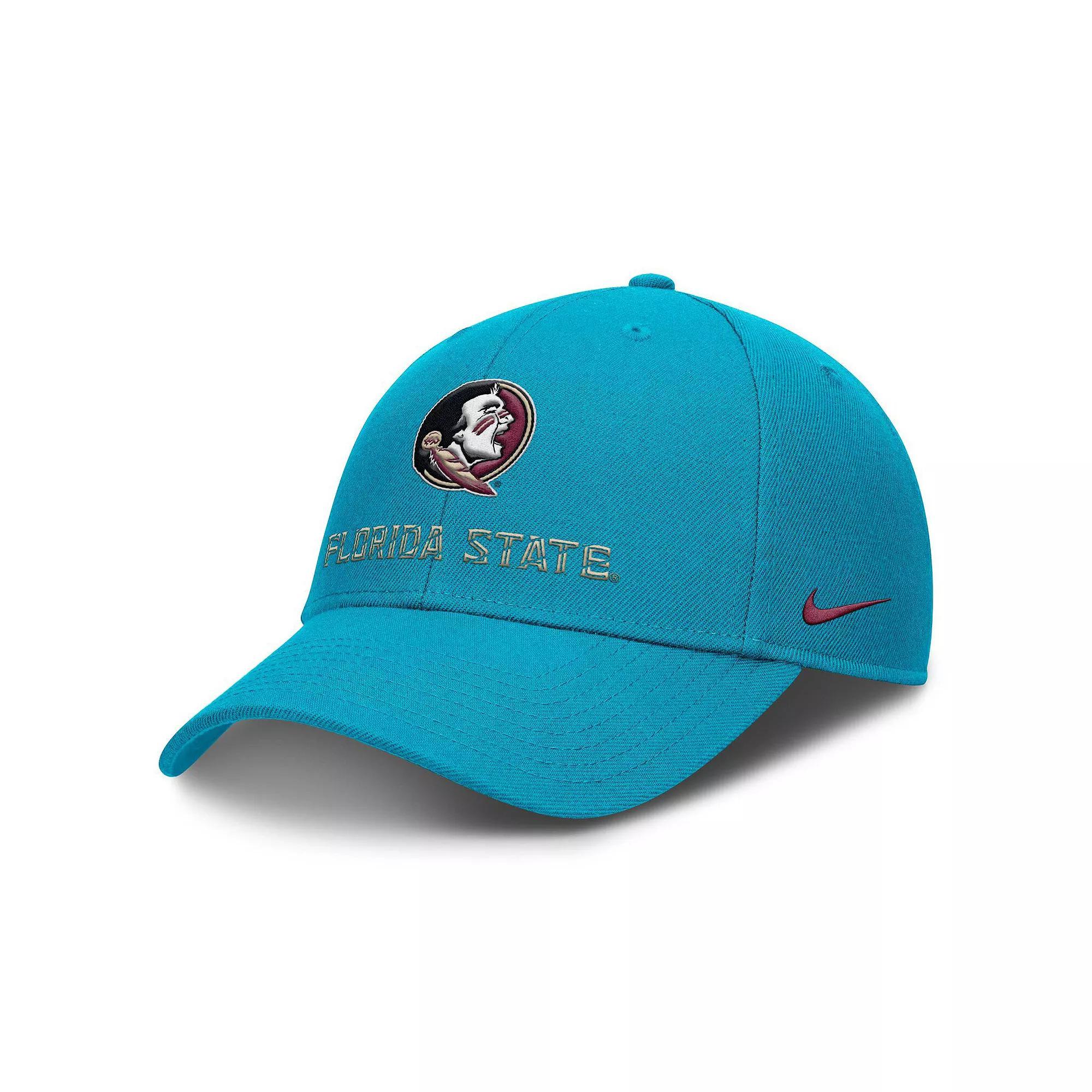 Men's Nike Turquoise Florida State Seminoles Rise Adjustable Hat, Turquoise A Product Image
