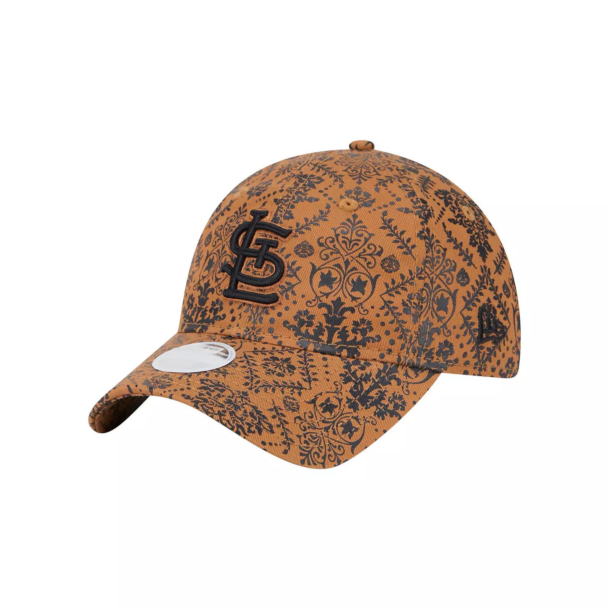 Women's New Era Brown St. Louis Cardinals Vintage Deco 9TWENTY Adjustable Hat Product Image