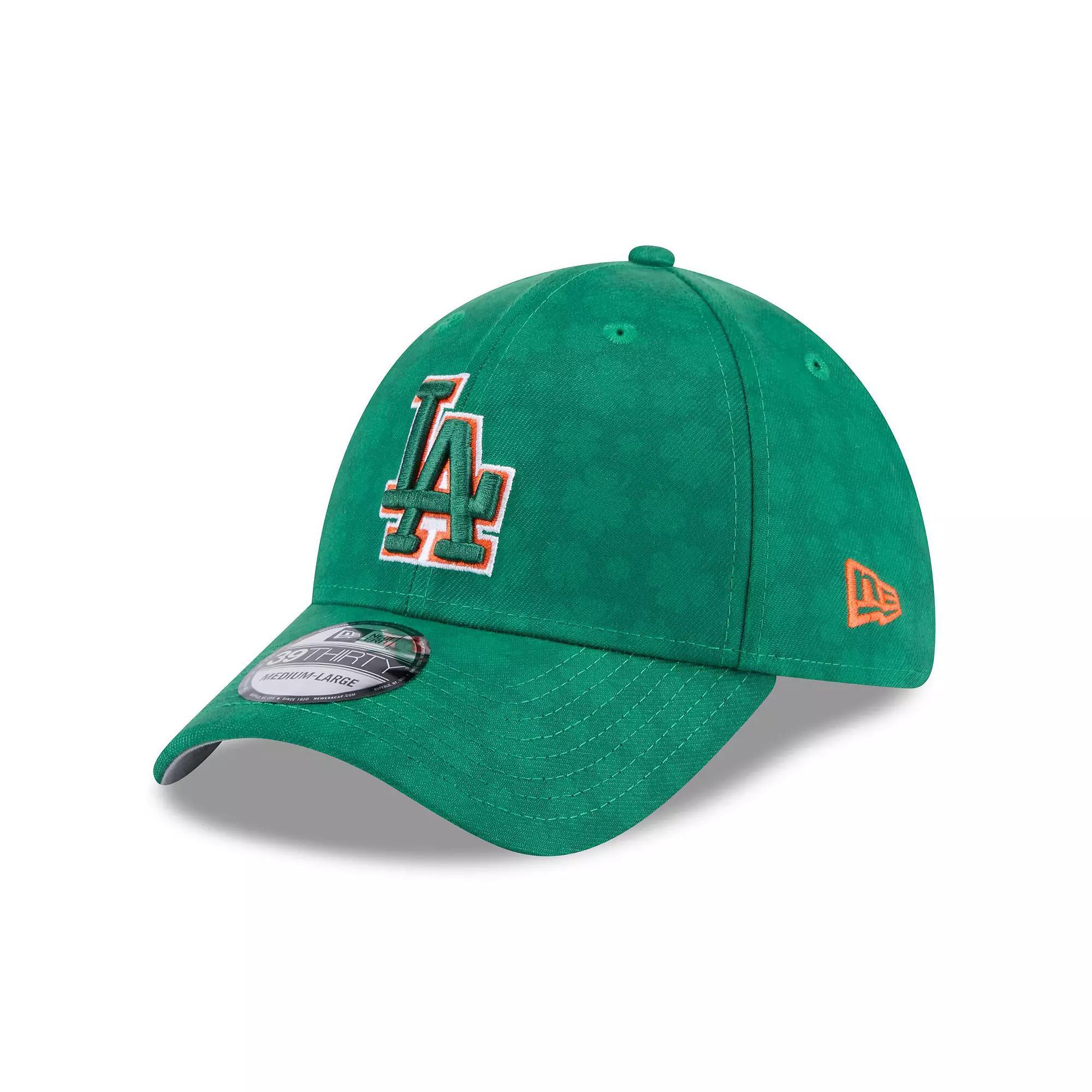 Mens New Era Kelly Los Angeles Dodgers St. Patricks Day 39THIRTY Flex Hat Product Image