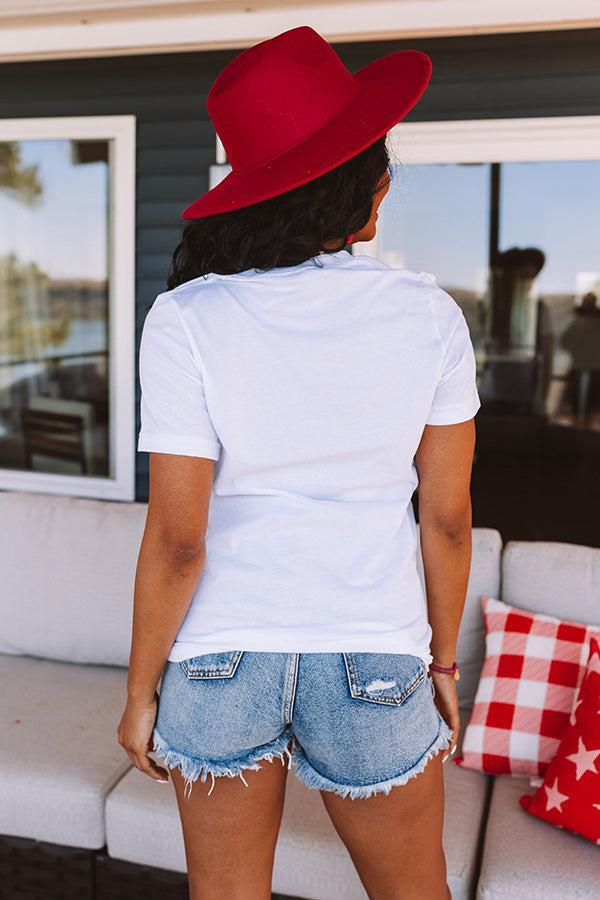 Stripe USA Graphic Tee In White Product Image