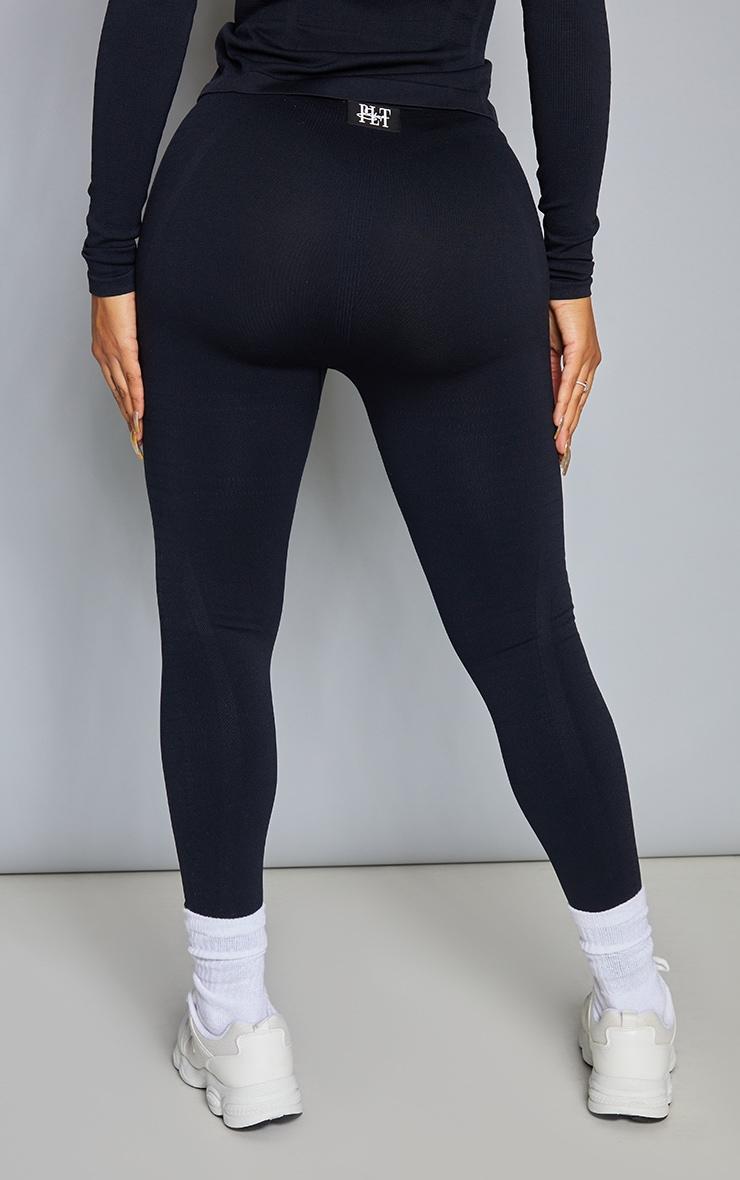 Shape Black Branded Gym Leggings Product Image