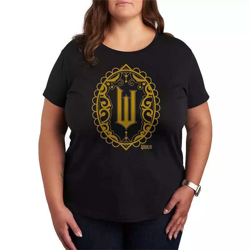 Plus Size Wicked Logo Tee, Women's, Size: 4XL, Black Product Image