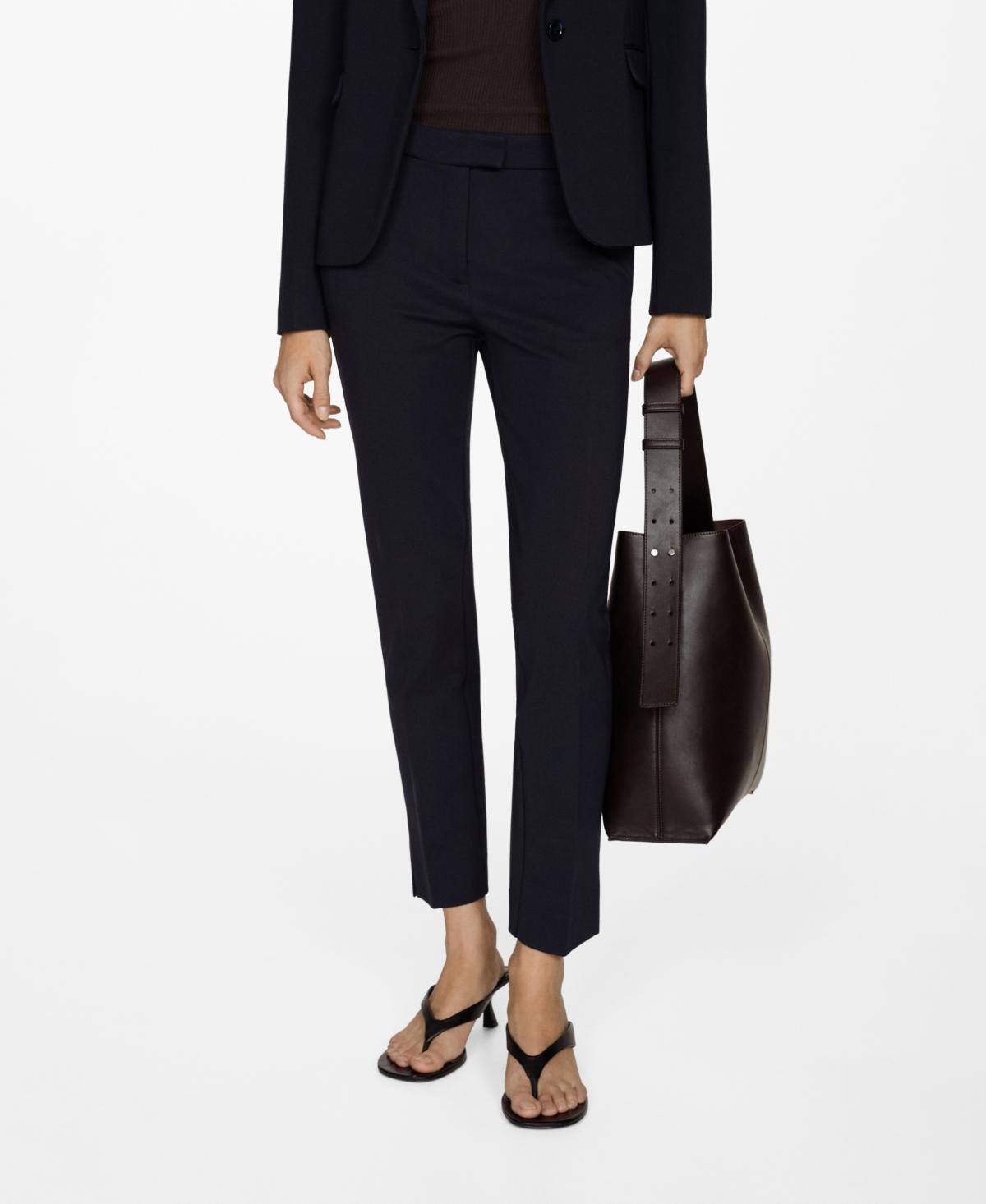 Mango Womens Pleated Suit Pants Product Image