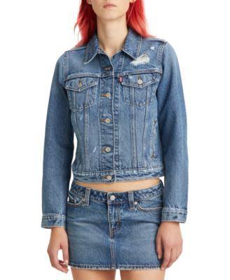 Levi's(r) Womens Original Trucker (Deep Lichen ) Women's Vest Product Image