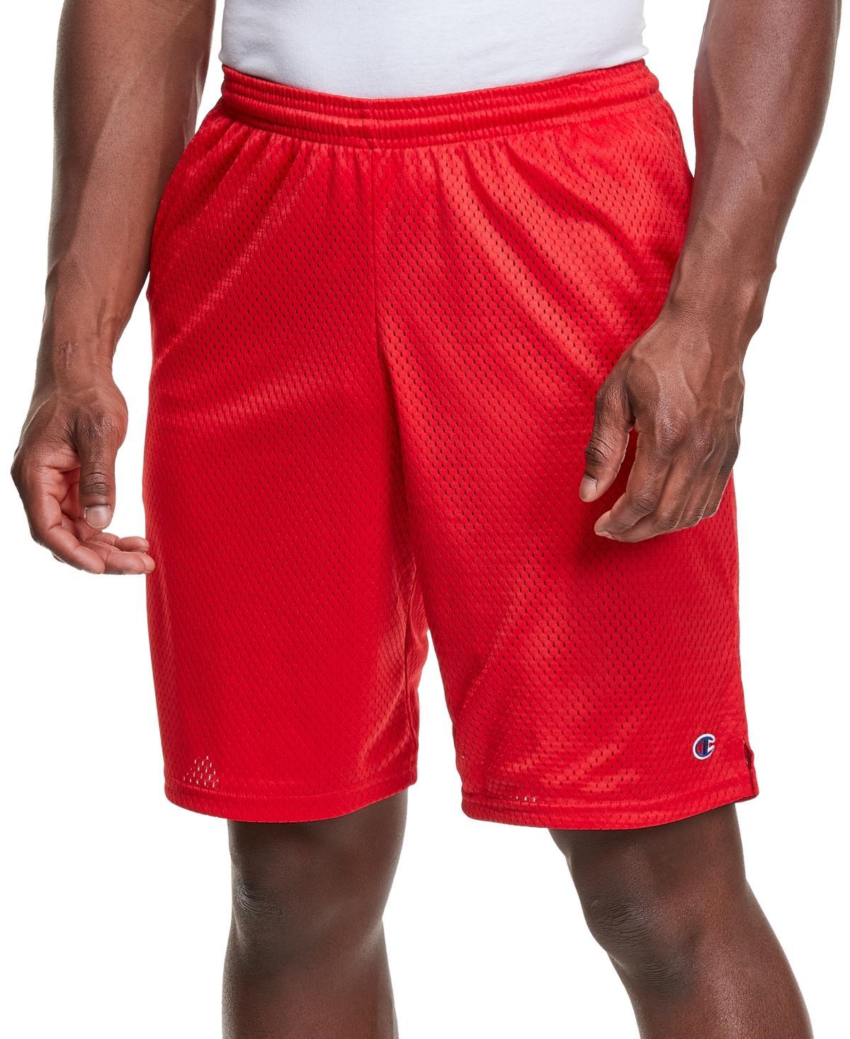 Mens Champion Mesh Shorts, 9 Team Gold 2XL Product Image