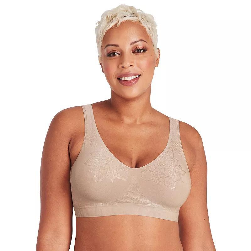 Bali Comfort Revolution ComfortFlex Fit Full-Coverage Wireless Bra DF3484, Women's, Size: Small, Light Buff Aztec Product Image