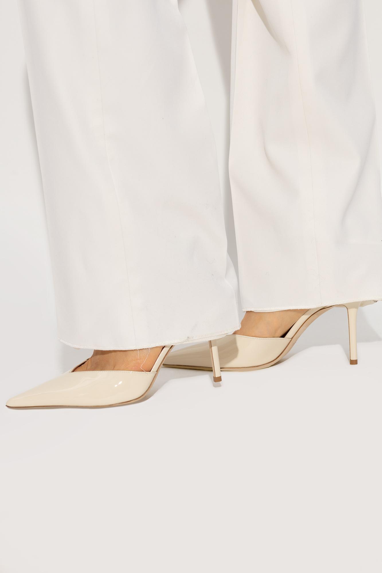 Saeda 85 Patent Pumps In Cream Product Image