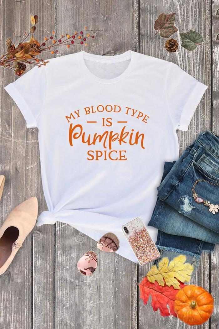Pumpkin Spice Tee 2 Variations Product Image