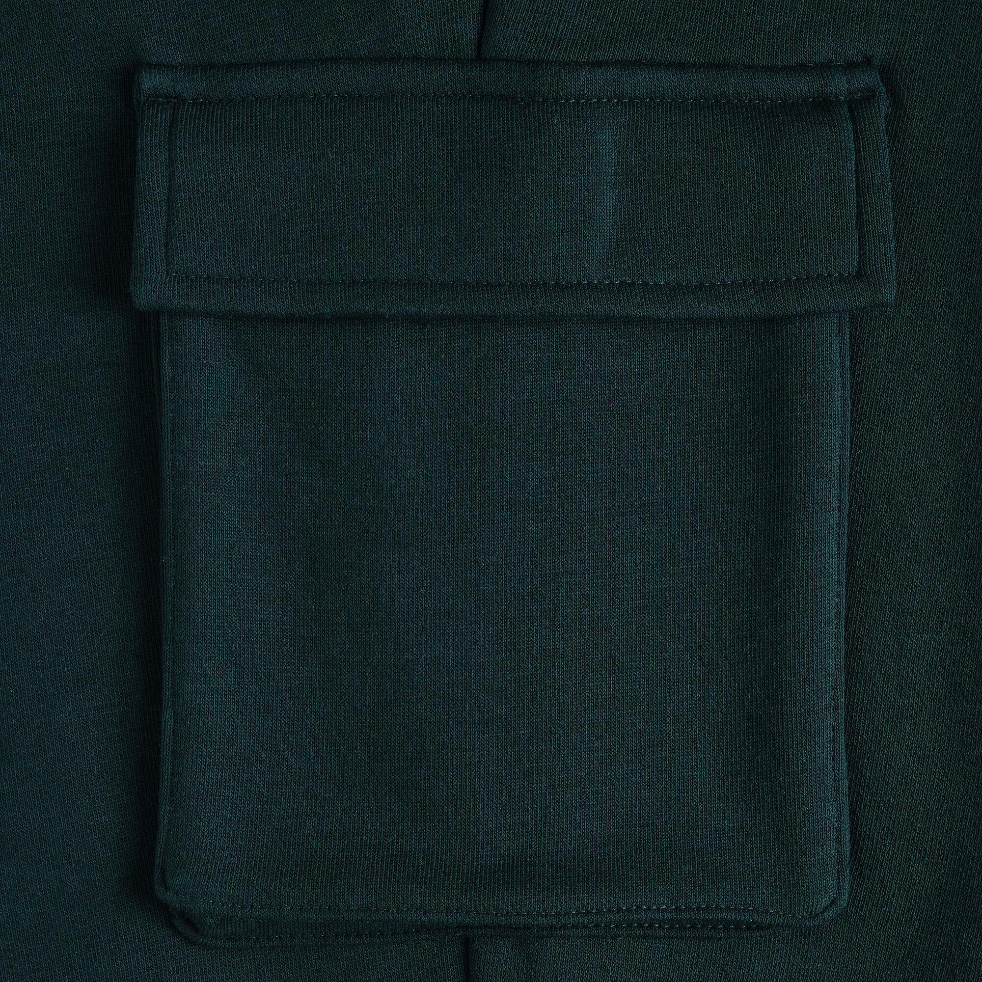 PUMA Essentials Embossed Big Kids' Fleece Cargo Joggers Pant in Grey Product Image