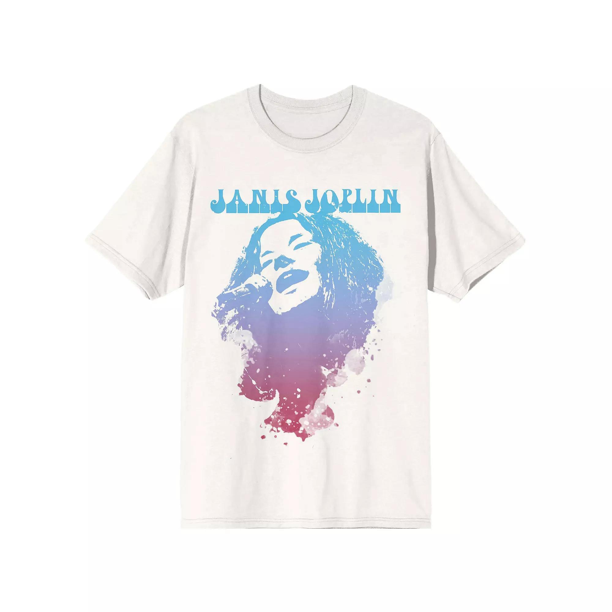 Men's Janis Joplin Two-Color Graphic Tee,  Product Image