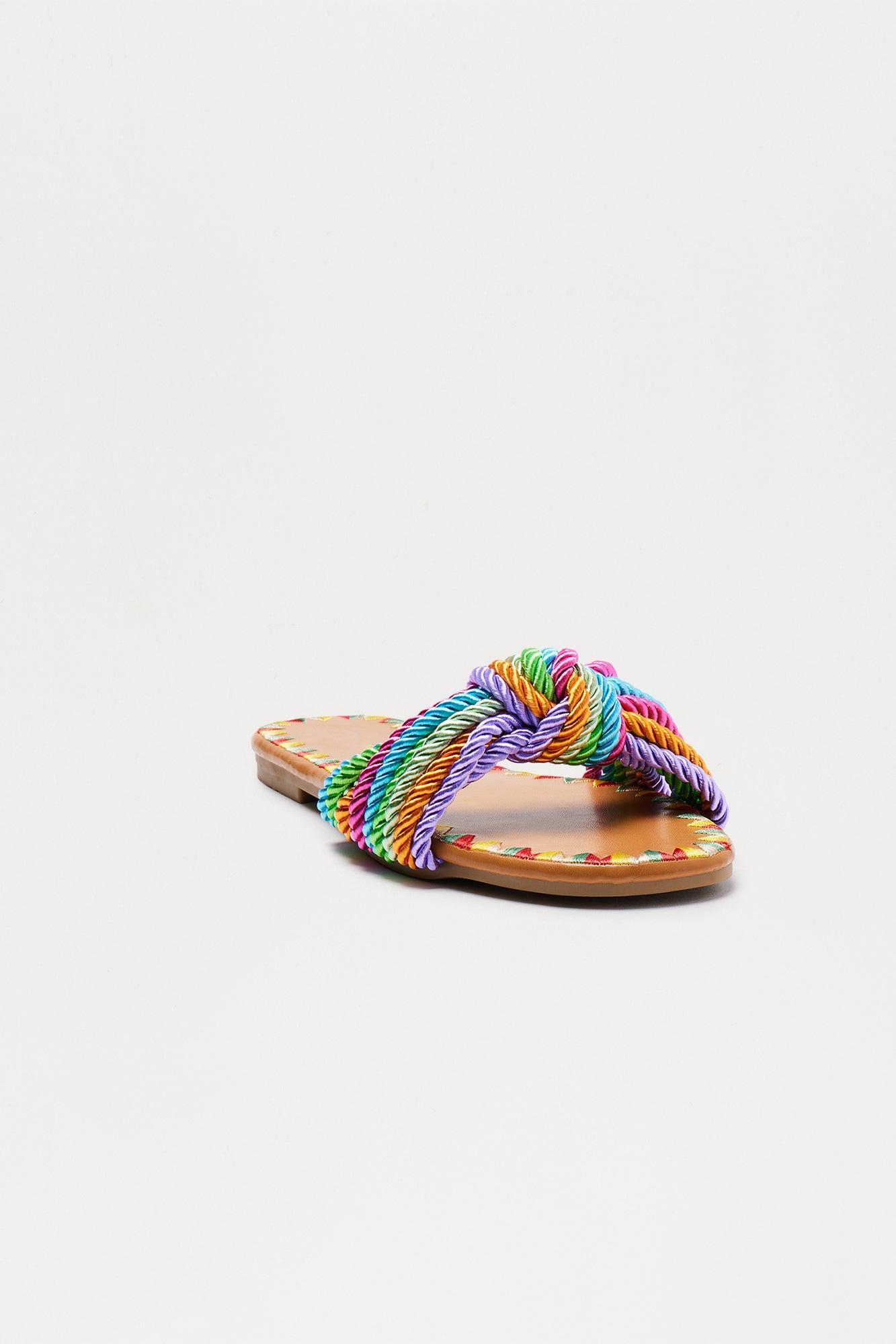 High Tide Slip On Sandals - Multi Color Product Image