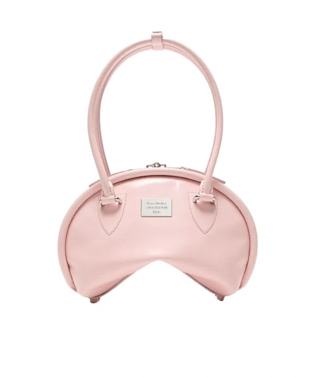 ACNE STUDIOS Mini Bowlina Shoulder Bag In Ad5 Powder Pink Product Image