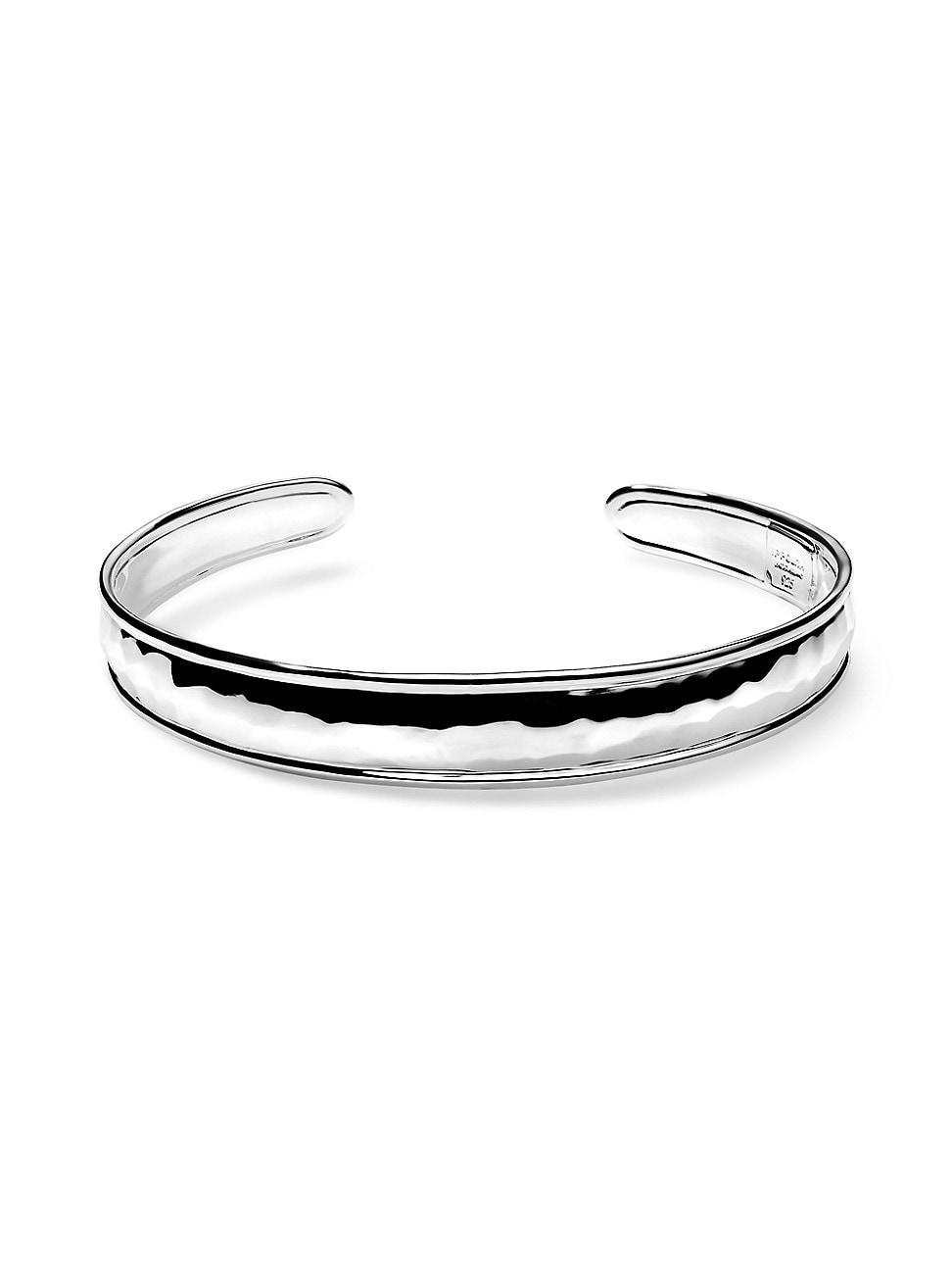 Womens Goddess Sterling Silver Thin Tapered Cuff Product Image