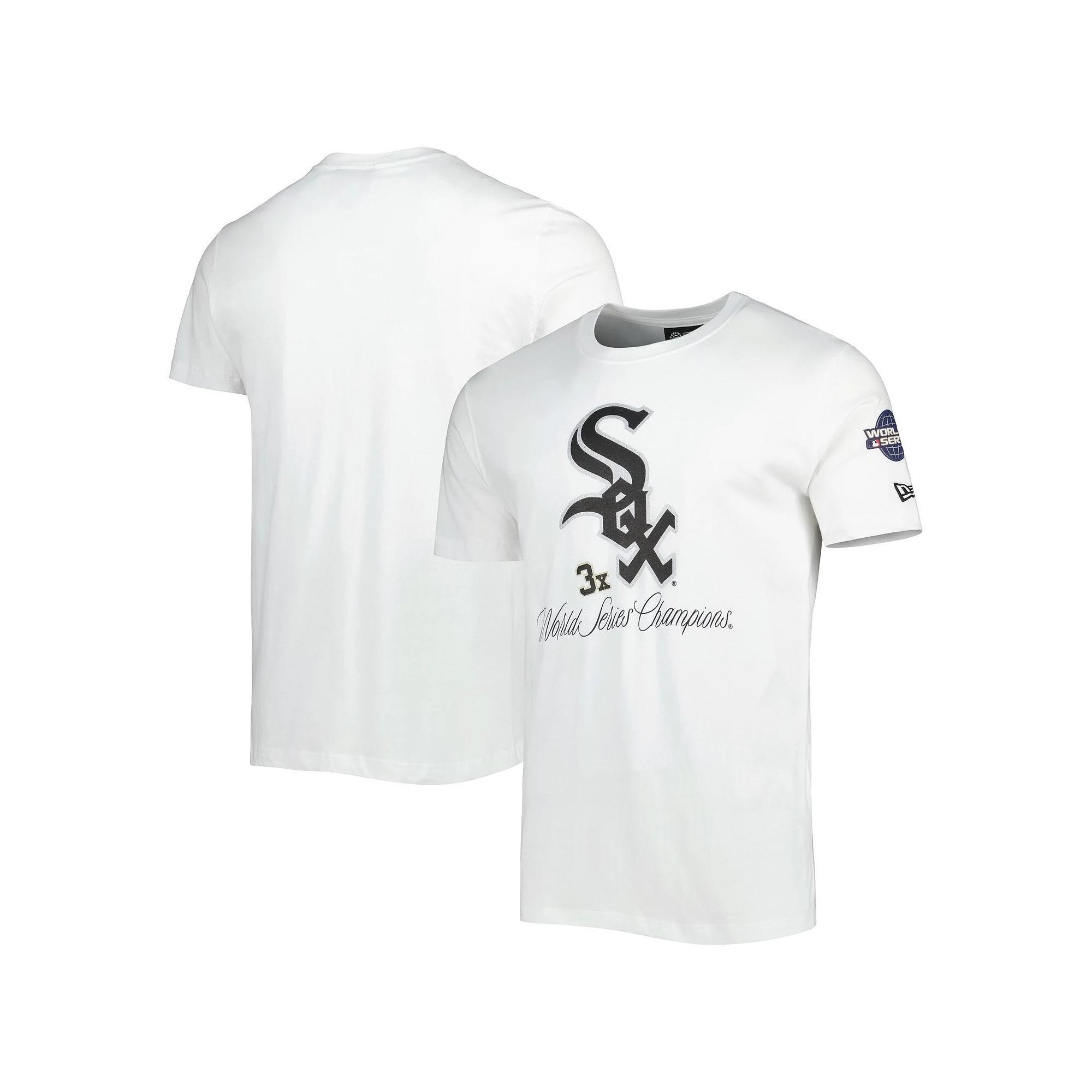Men's New Era White Chicago White Sox Historical Championship T-Shirt,  Product Image