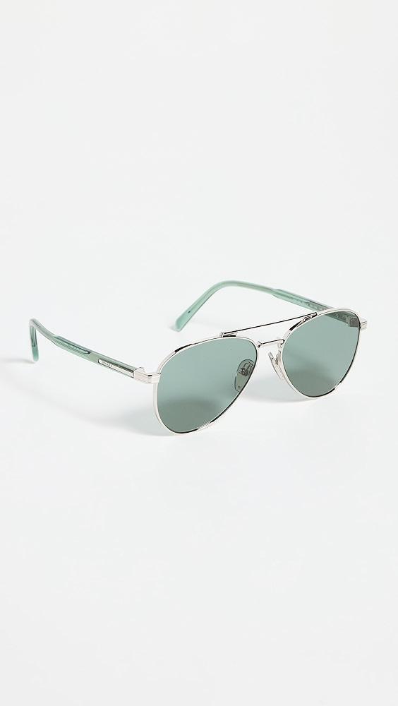 Prada PR A58S Aviator Sunglasses | Shopbop Product Image