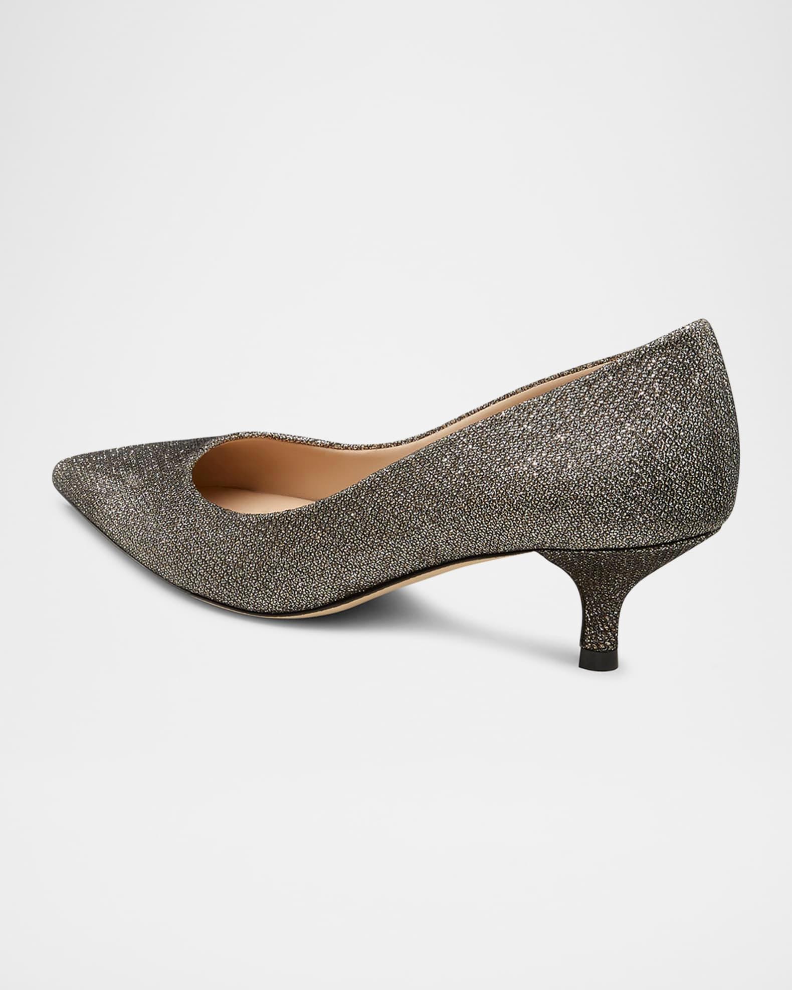 Stuart Metallic Kitten Pumps Product Image