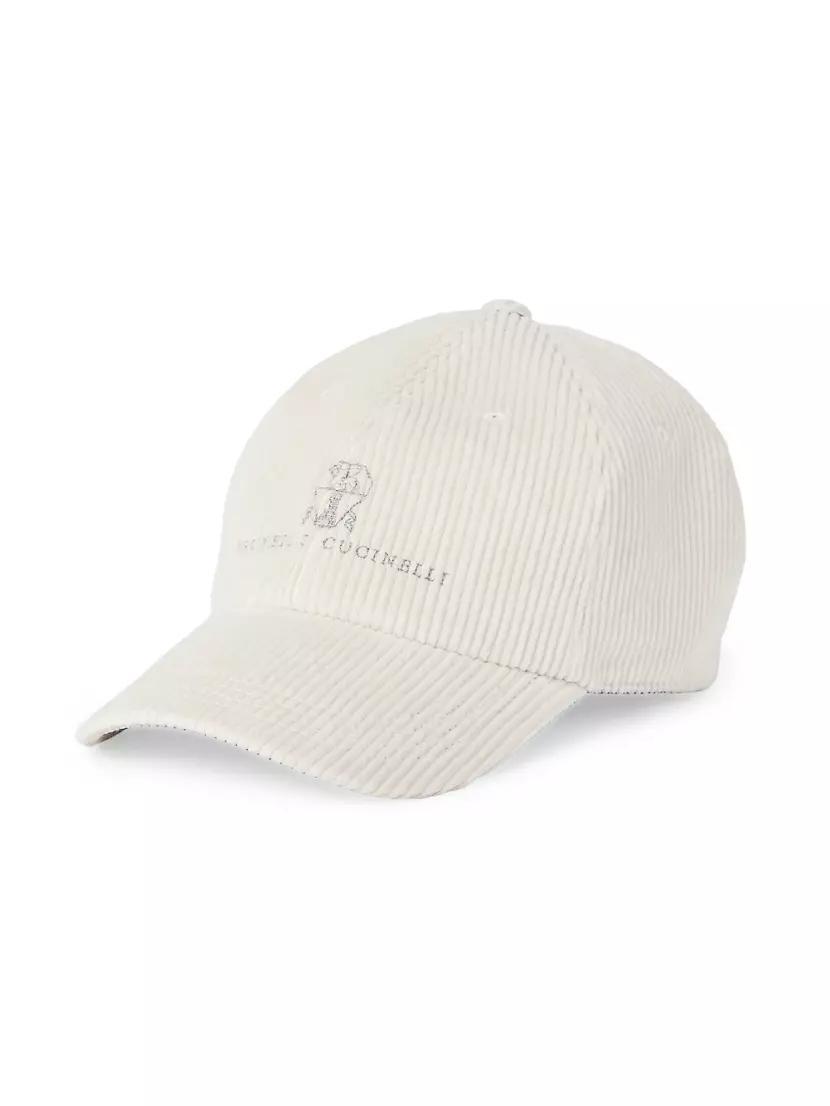 Comfort Cotton and Cashmere Corduroy Baseball Cap Product Image