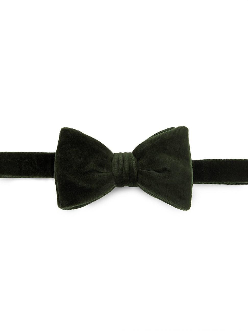 Mens Cotton Velvet Bow Tie Product Image