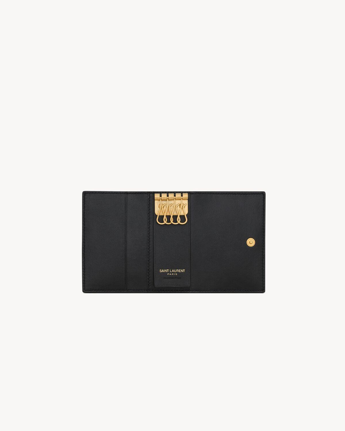 TINY CASSANDRE card case in matte leather | Saint Laurent | YSL.com Product Image