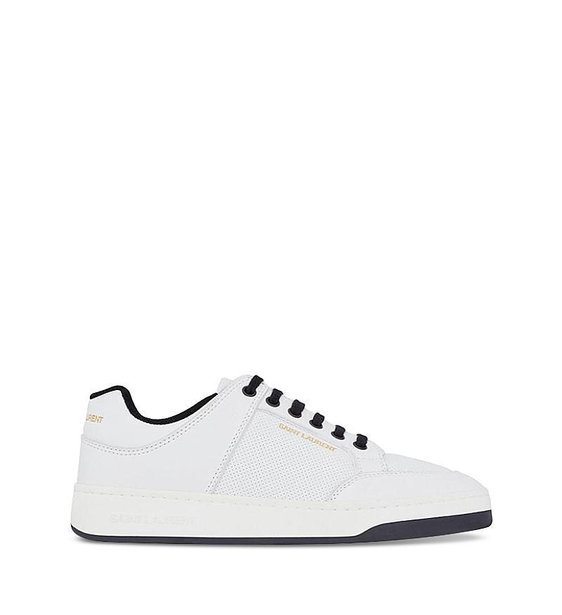 Saint Laurent Sl/61 Low-top Sneakers in Smooth and Grained Leather Product Image