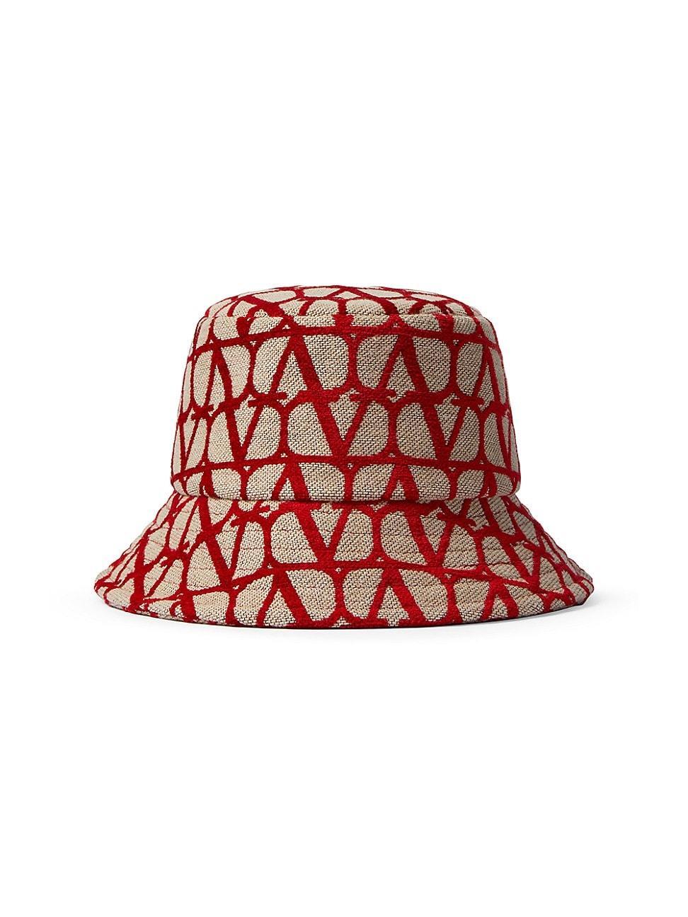 V-Logo Monogram Canvas Bucket Hat  Product Image