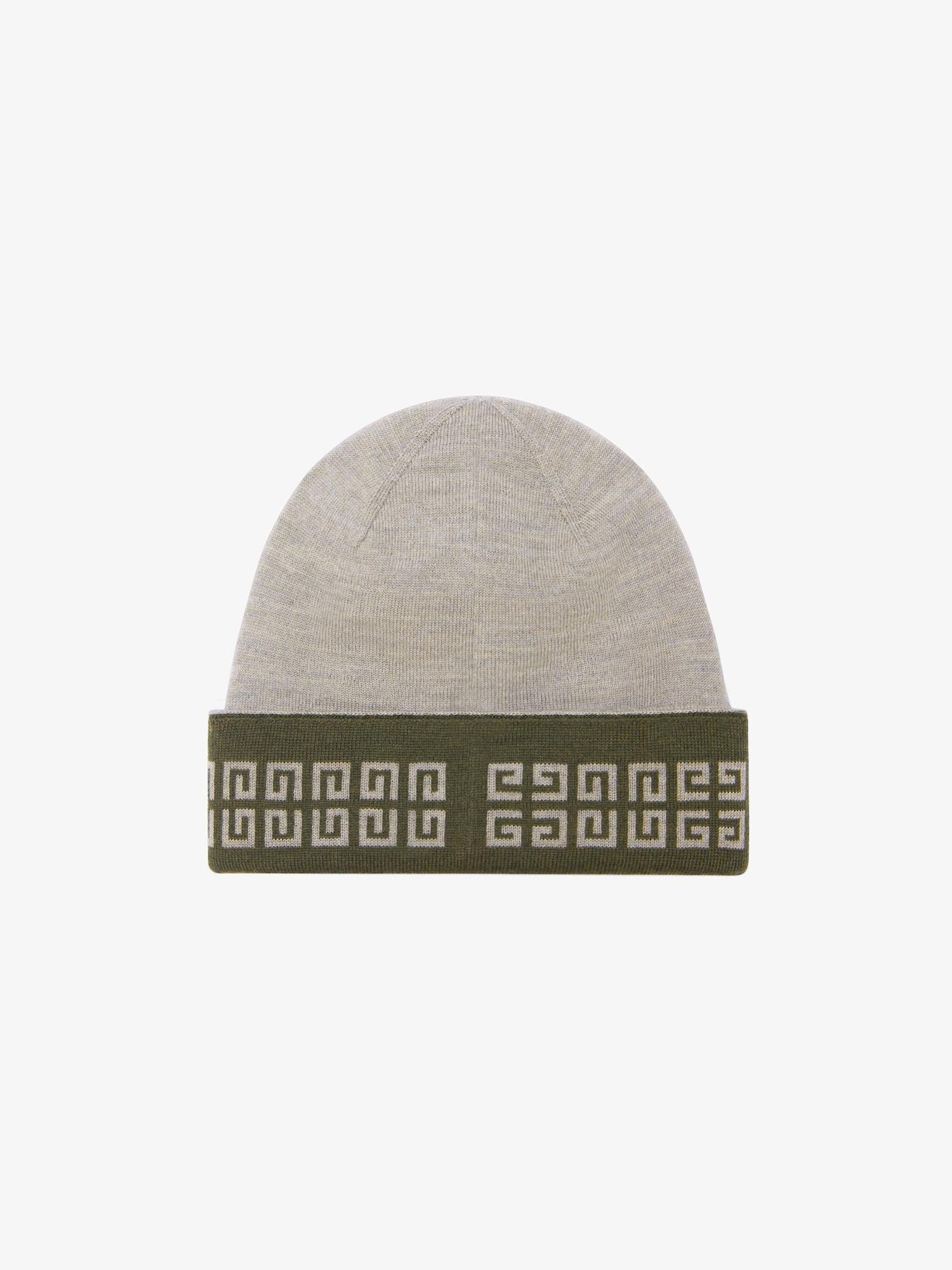 GIVENCHY 4G double sided beanie in wool Product Image