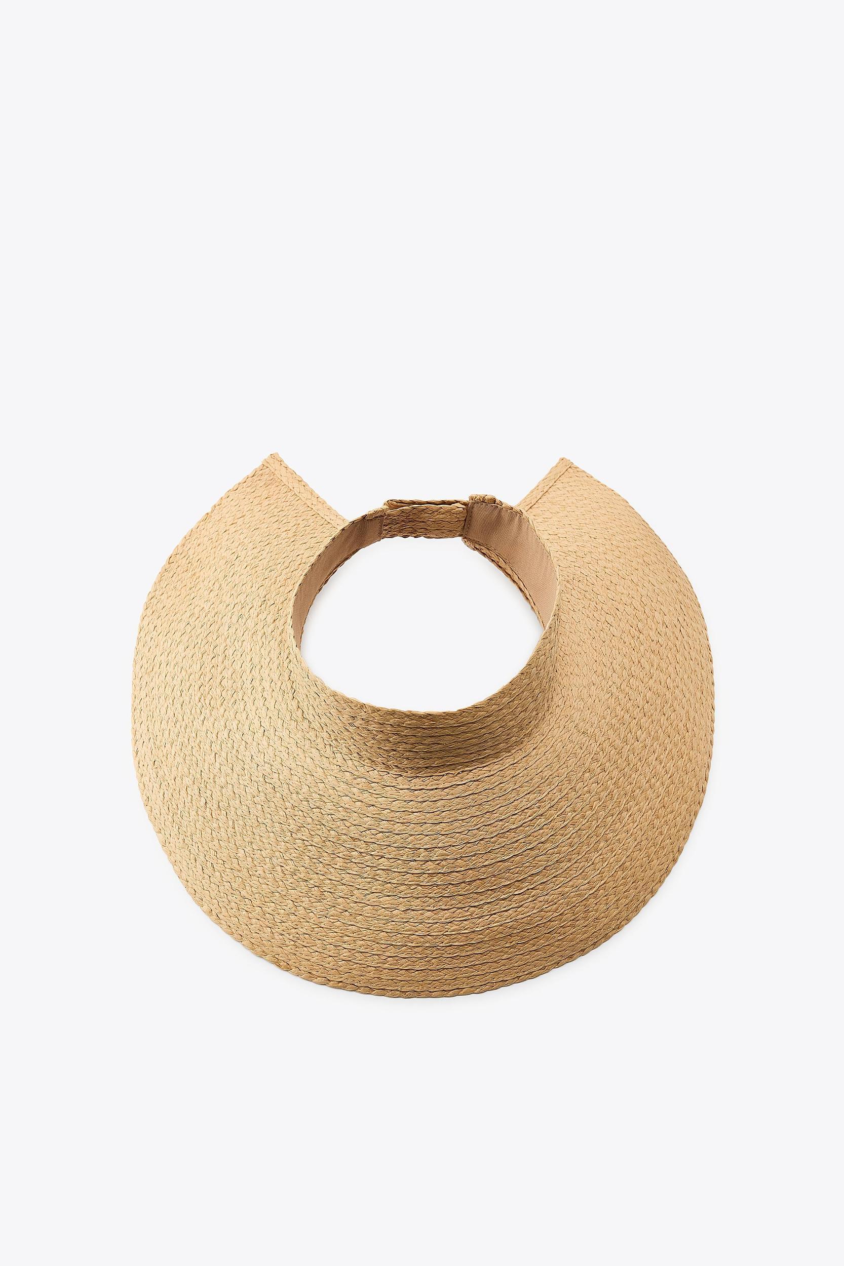 WIDE BRIM WOVEN VISOR Product Image