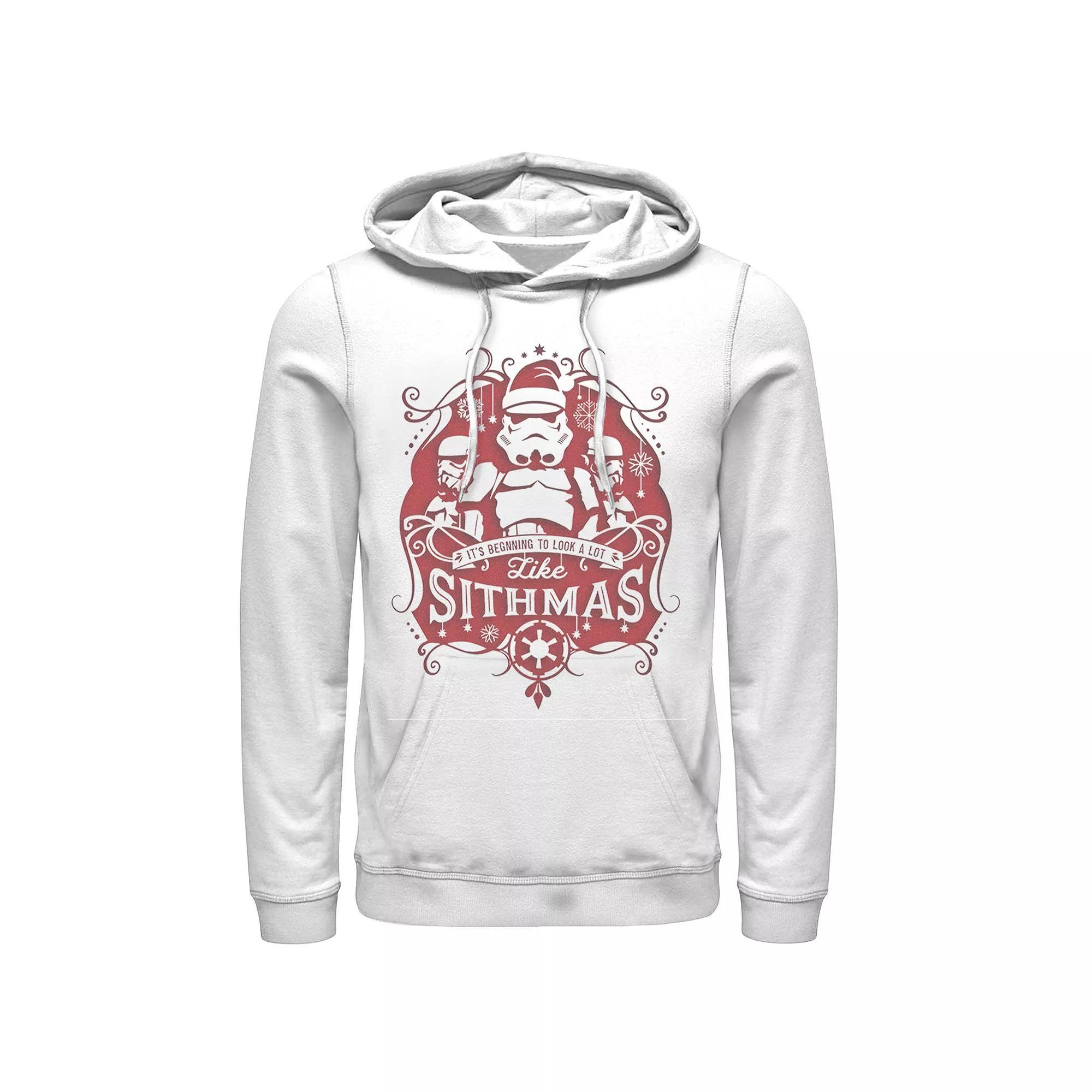 Men's Star Wars Trooper Santa Group Sithmas Christmas Graphic Hoodie,  Product Image