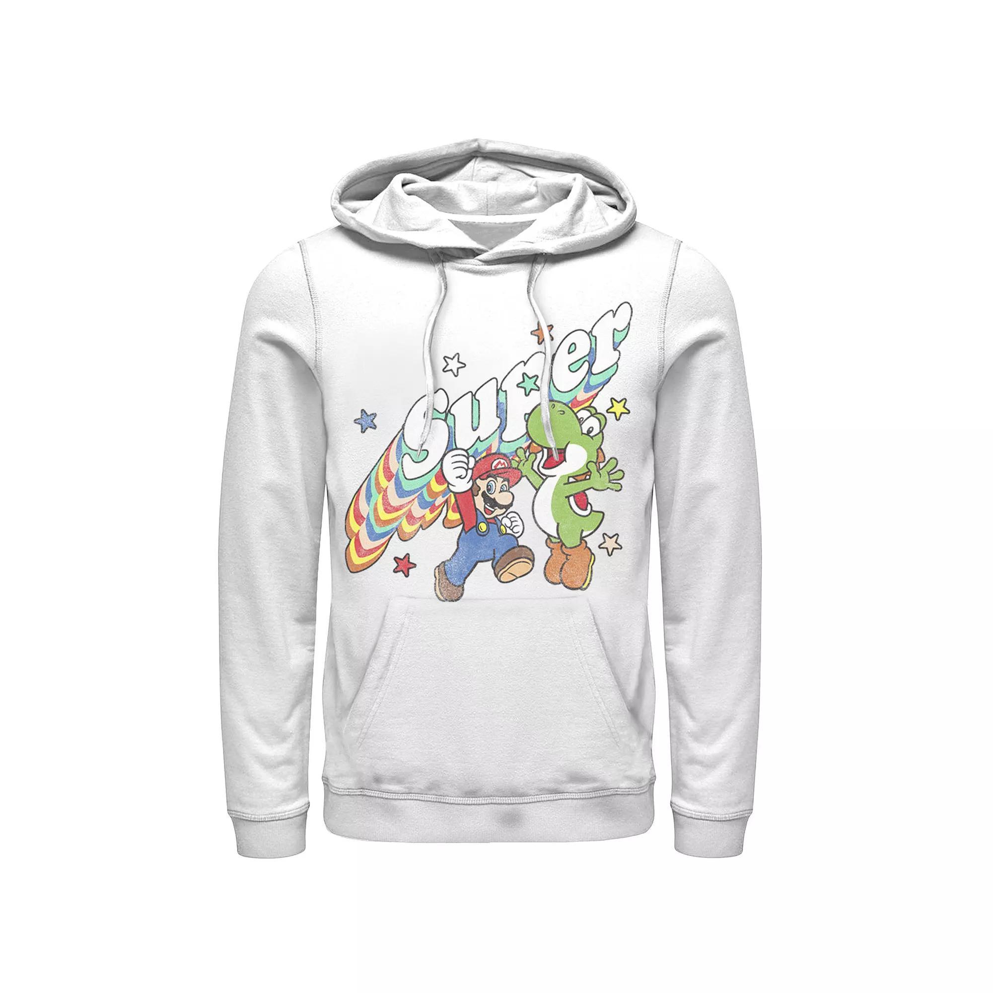 Men's Nintendo Super Mario 3D Star Hoodie,  Product Image