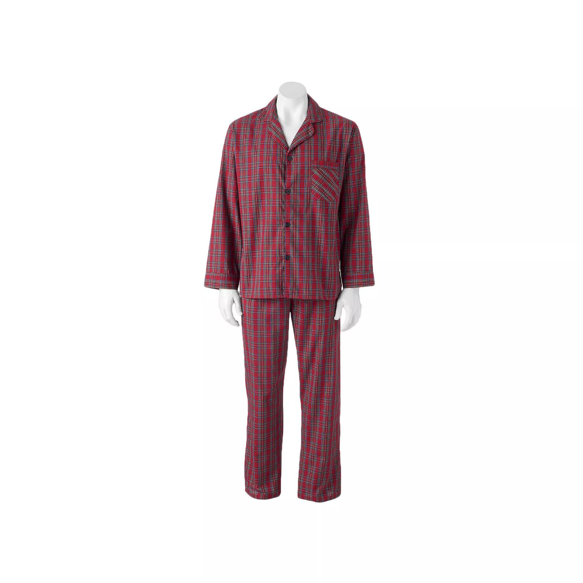 Big & Tall Hanes® Classics Pajama Set, Men's,  Product Image