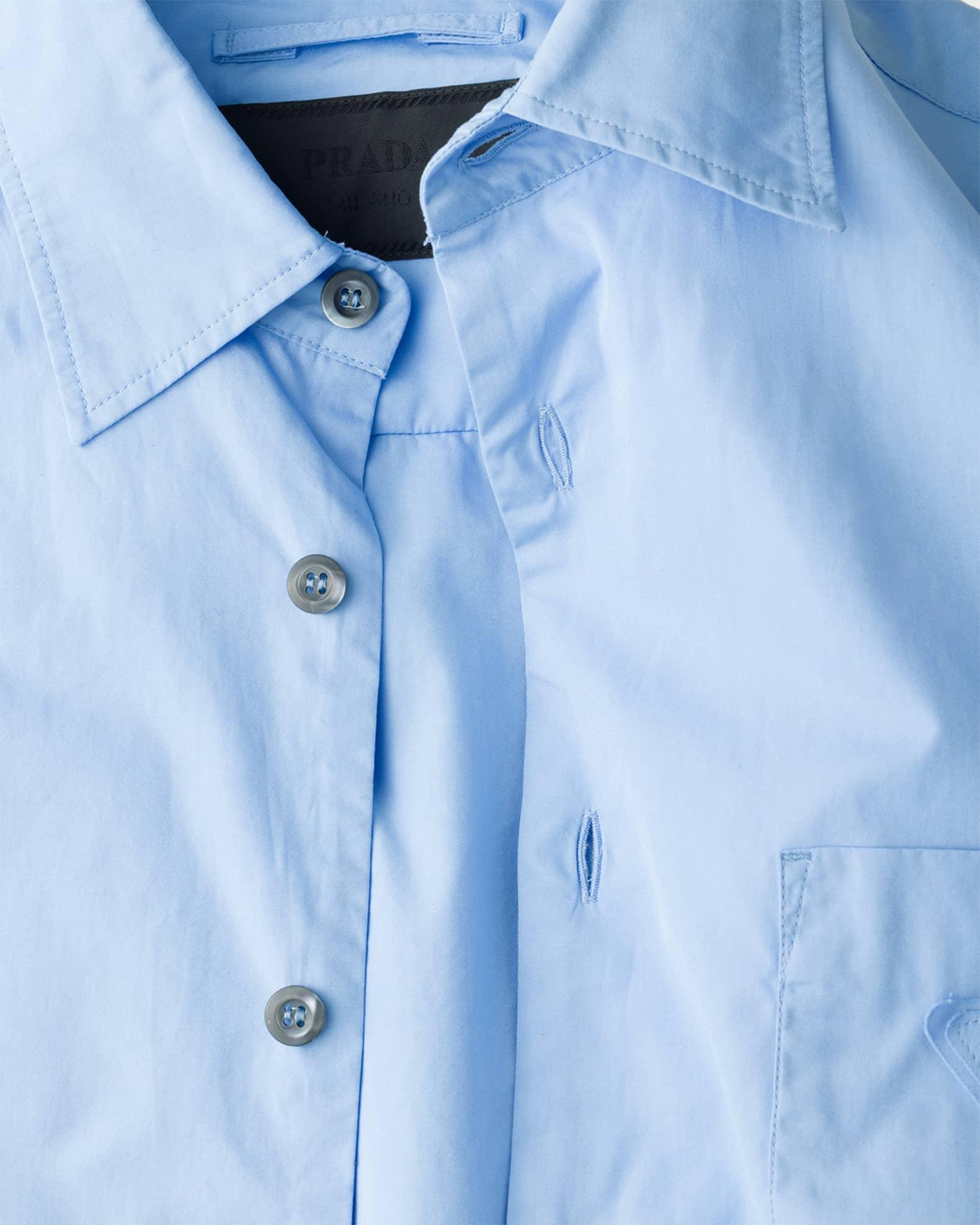 Men's Cotton Button-Down Shirt Product Image