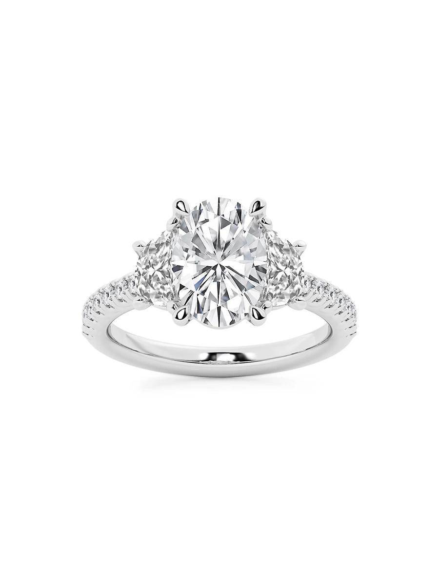 Womens Platinum & Oval Lab-Grown Diamond Ring/2.75-7.00 TCW Product Image