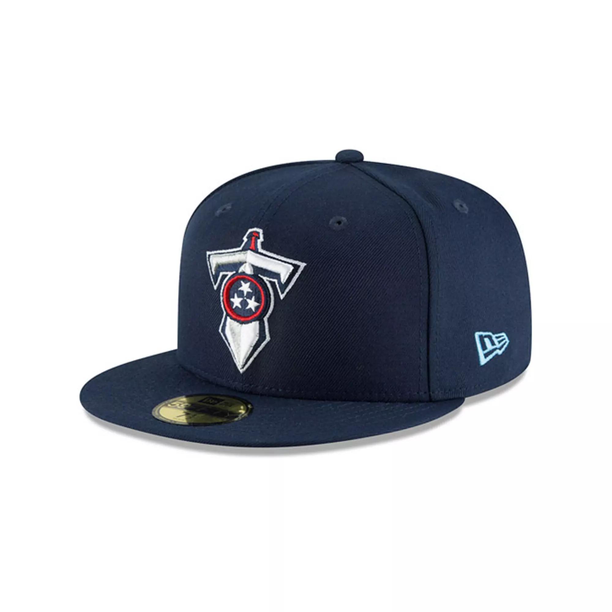 Men's New Era Navy Tennessee Titans Omaha 59FIFTY Fitted Hat, Size: 8, Blue Product Image